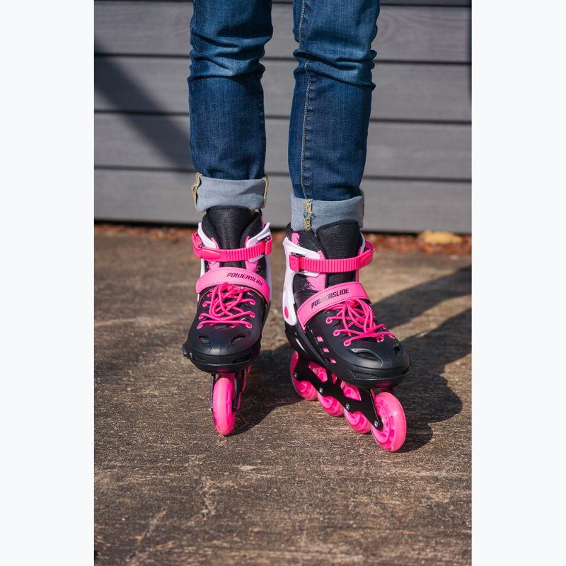 Pattini a rotelle per bambini Powerslide Khaan SQD Jr rosa 7