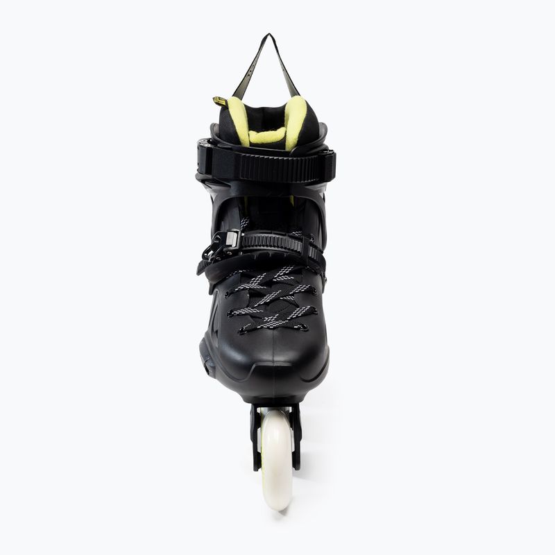 Pattini a rotelle Powerslide Imperial One 80 nero/giallo da uomo 4