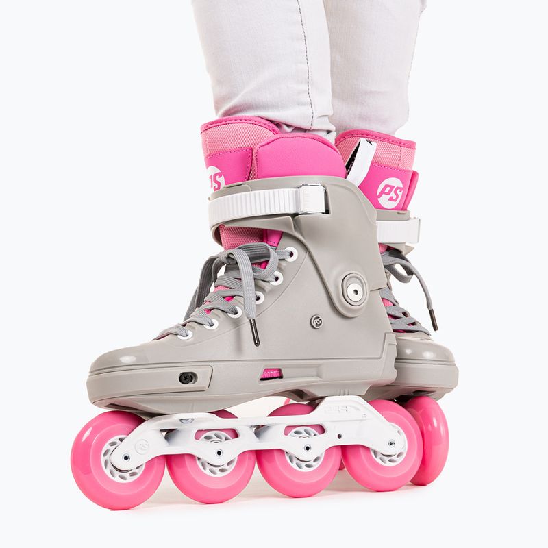 Pattini a rotelle Powerslide da donna Next SL 80 grigio/rosa 9