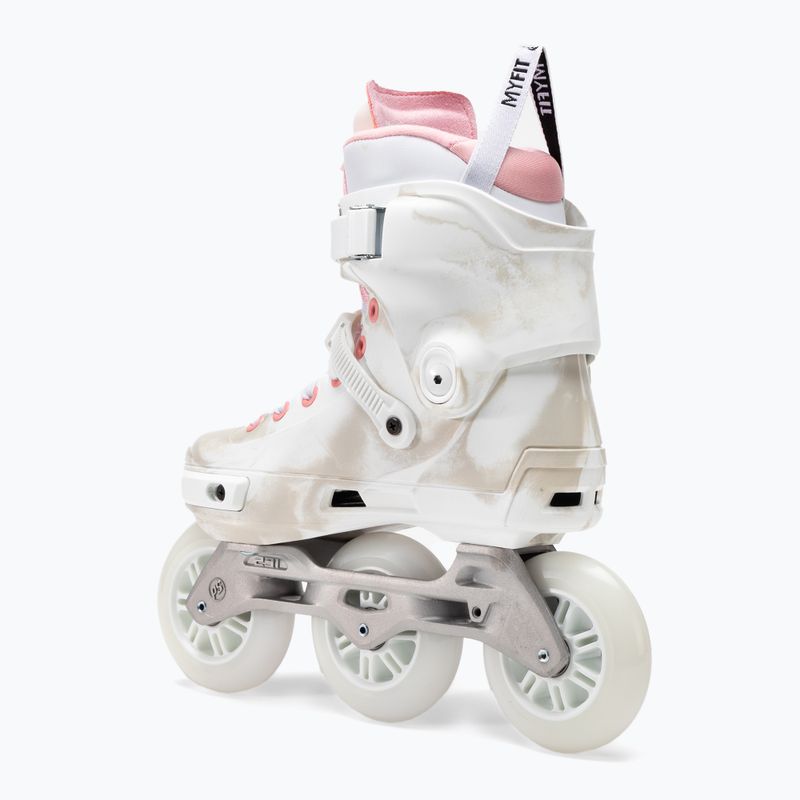 Pattini a rotelle da donna Powerslide Next Marble 100 rosa 3