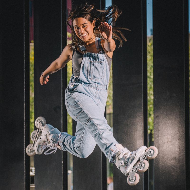 Pattini a rotelle da donna Powerslide Next Marble 100 rosa 16