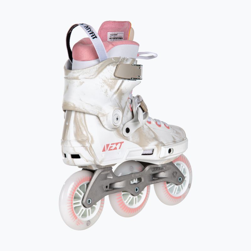 Pattini a rotelle da donna Powerslide Next Marble 100 rosa 11