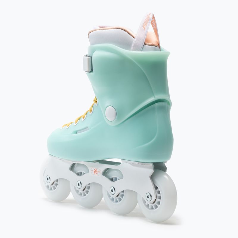 Pattini a rotelle Powerslide da donna Zoom Baby 80 blu ghiaccio 4