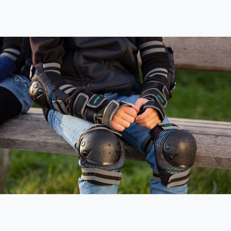 Pattini per bambini con protezioni Playlife Joker Combo Jr blue sky 11