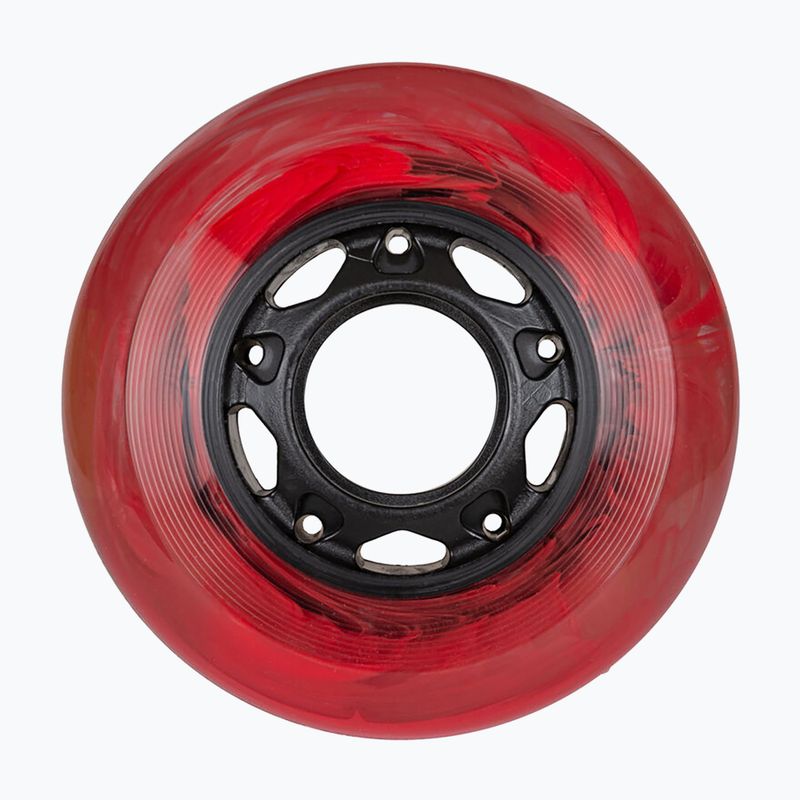 Ruote per rollerblade Powerslide Adventure per bambini 72/82A 4 pezzi rosso nuvola 4