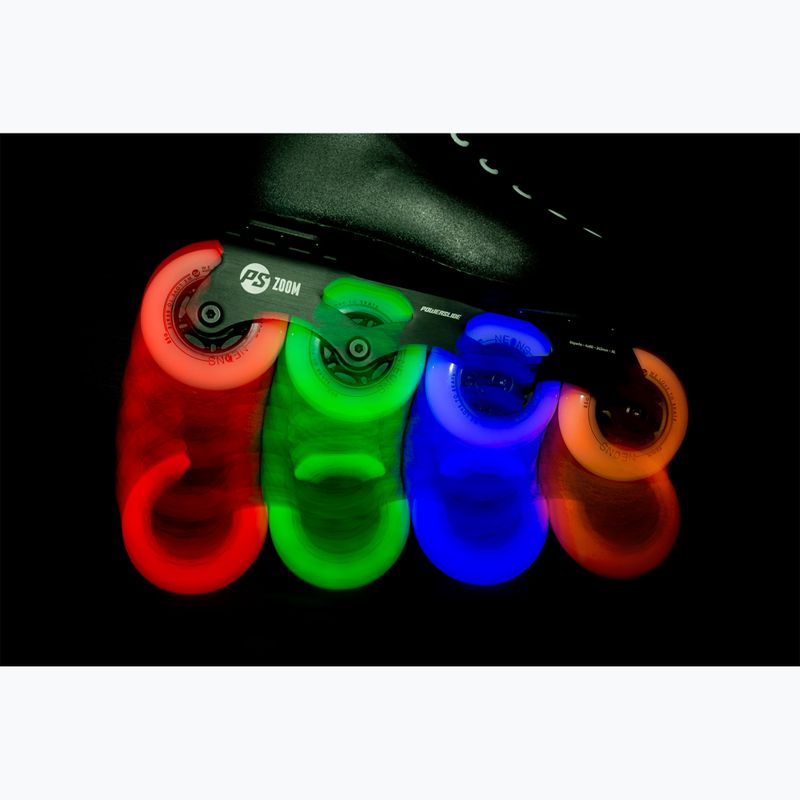 Powerslide Neons 80 mm/85A ruote rollerblade 4 pezzi verde. 5