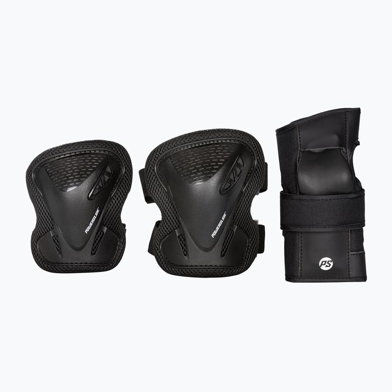 Set di protezioni Powerslide Basic per adulti, nero 2