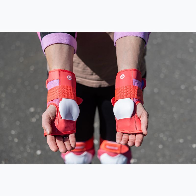 Set di protezioni Powerslide Standard Set red/pink 4