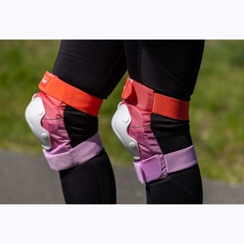 Set di protezioni Powerslide Standard Set red/pink 7