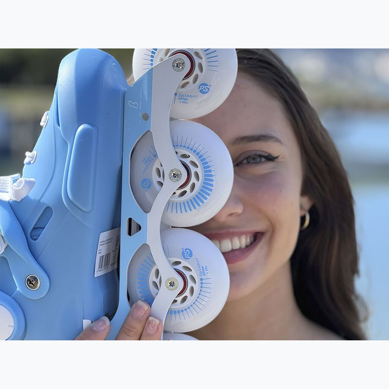 Pattini a rotelle Powerslide Storm Nicoly Pro blu 16
