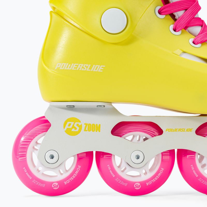 Pattini a rotelle Powerslide da donna Zoom giallo neon 7
