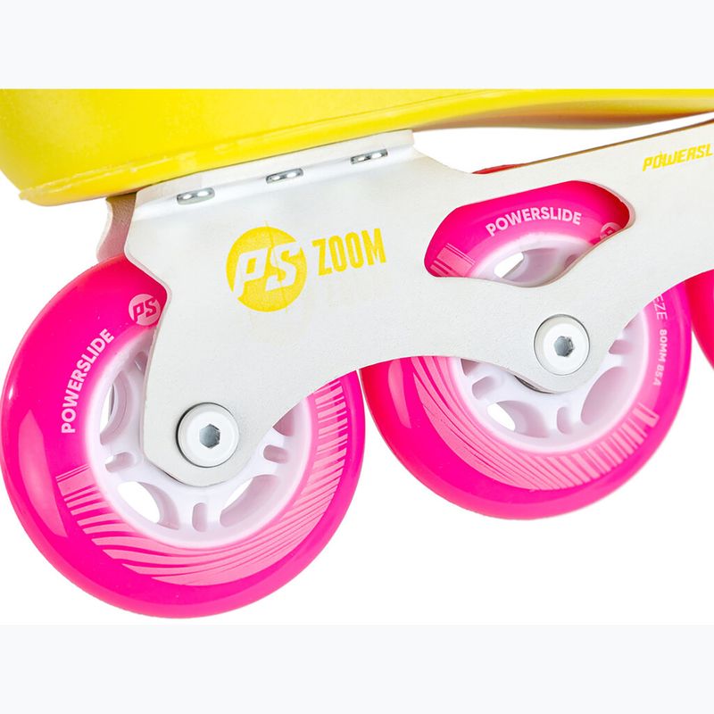 Pattini a rotelle Powerslide da donna Zoom giallo neon 15