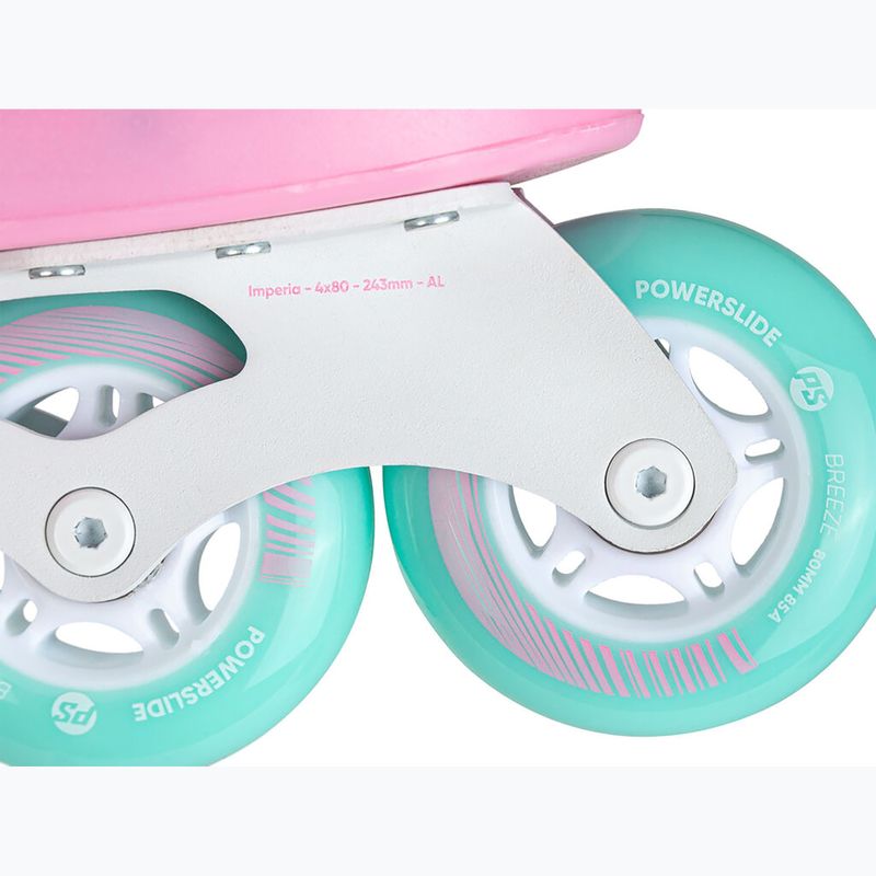 Pattini a rotelle Powerslide da donna Zoom rosa zucchero filato 14