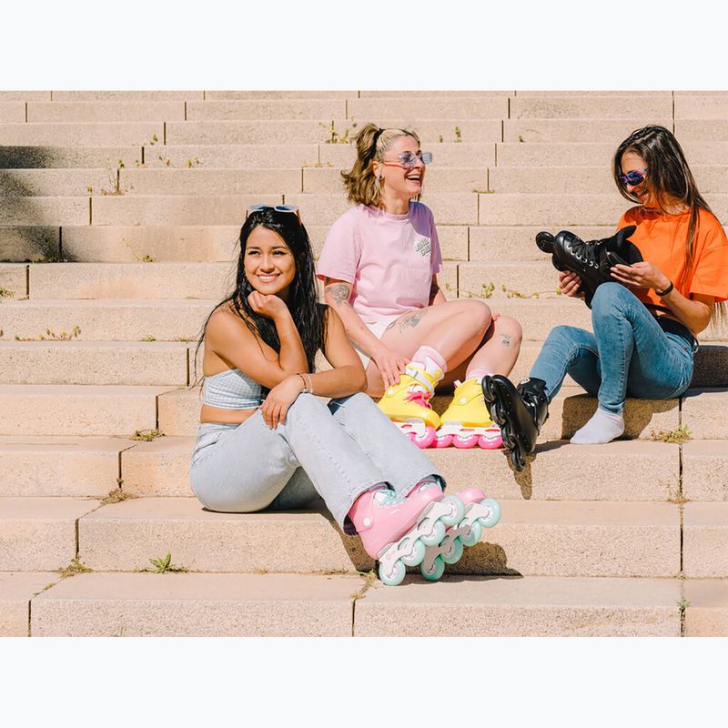 Pattini a rotelle Powerslide da donna Zoom rosa zucchero filato 17