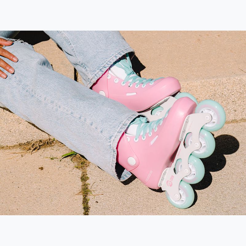Pattini a rotelle Powerslide da donna Zoom rosa zucchero filato 18