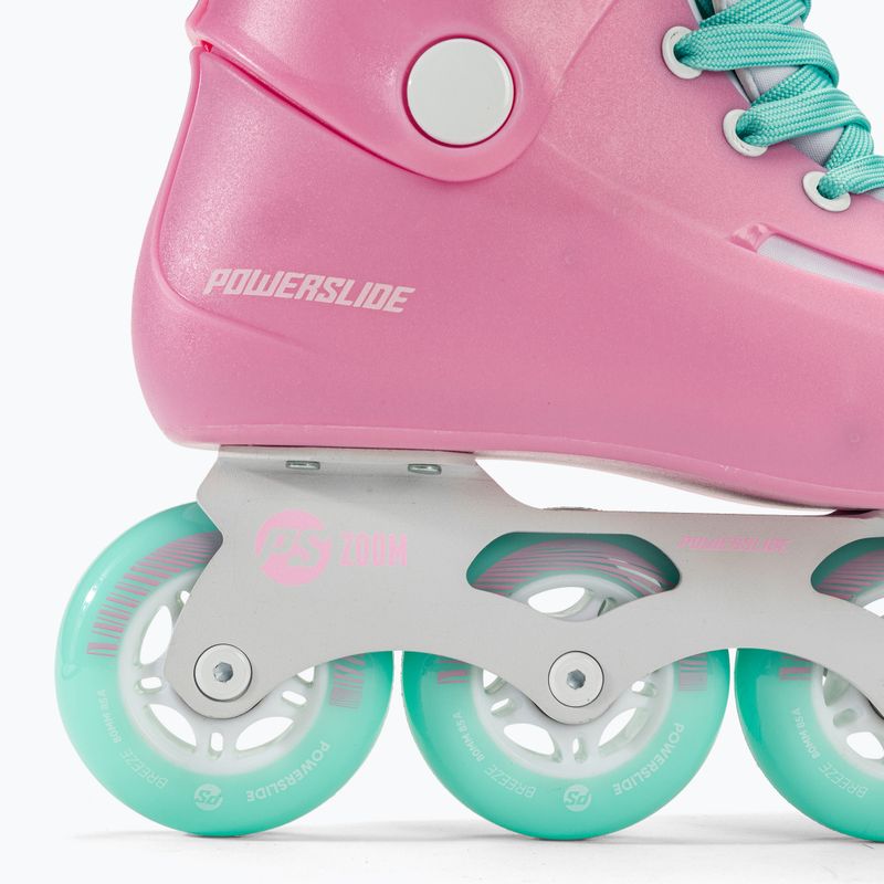 Pattini a rotelle Powerslide da donna Zoom rosa zucchero filato 7