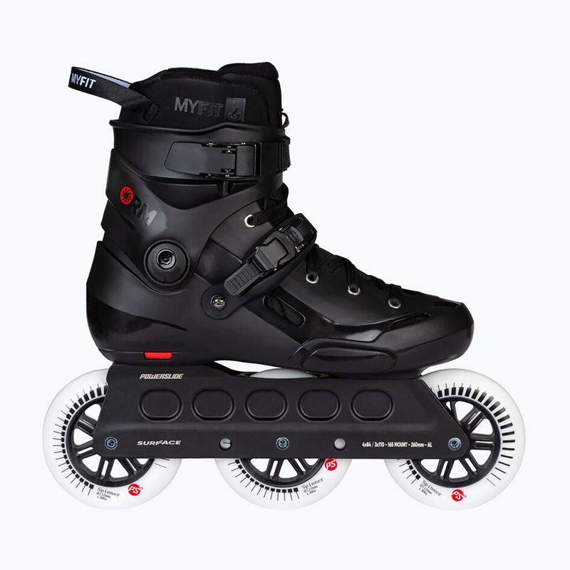 Pattini a rotelle Powerslide Storm 110 neri 9