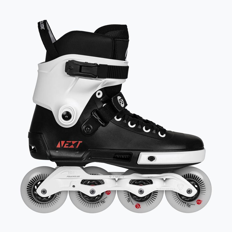 Pattini a rotelle Powerslide Next Core 80 bianco/nero