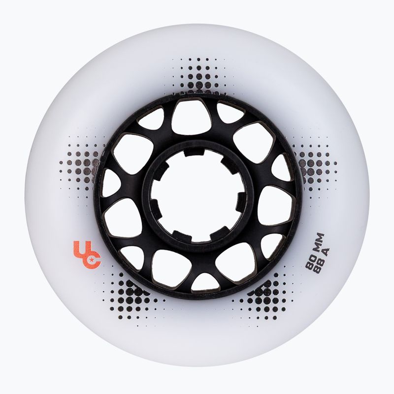 Ruote per pattini in linea UNDERCOVER WHEELS Team Pro 80 mm/88A 4 pcs. white 2