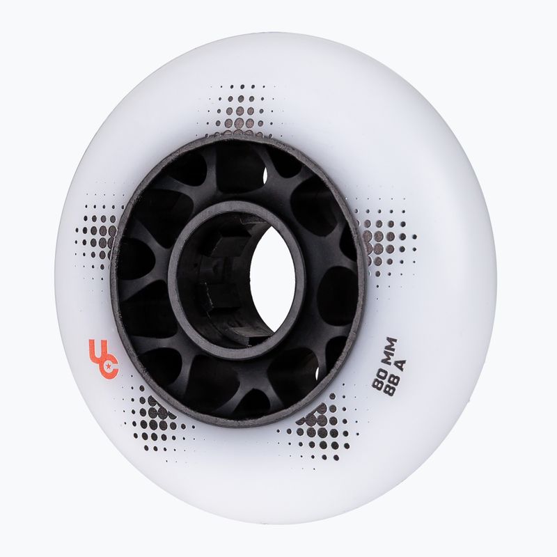 Ruote per pattini in linea UNDERCOVER WHEELS Team Pro 80 mm/88A 4 pcs. white 5