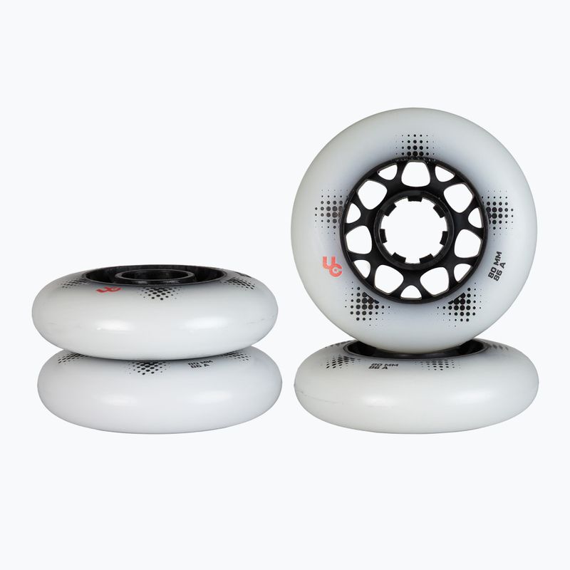 Ruote per pattini in linea UNDERCOVER WHEELS Team Pro 80 mm/88A 4 pcs. white 6