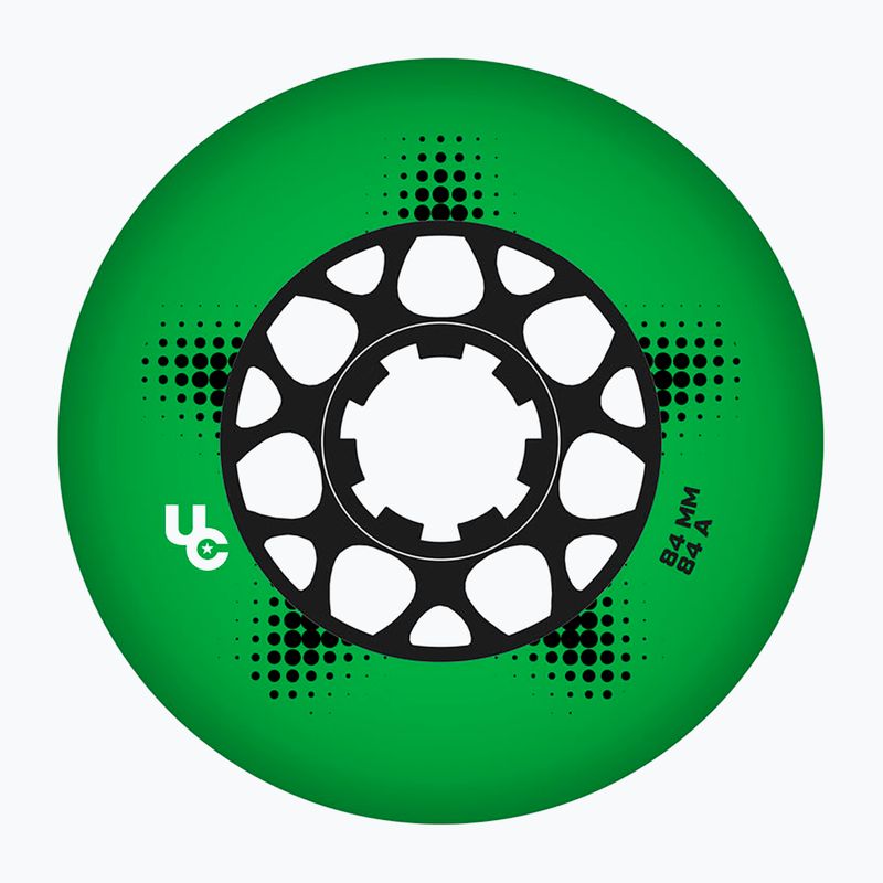 Ruote per pattini in linea UNDERCOVER WHEELS Team Pro 84 mm/84A 4 pcs. green
