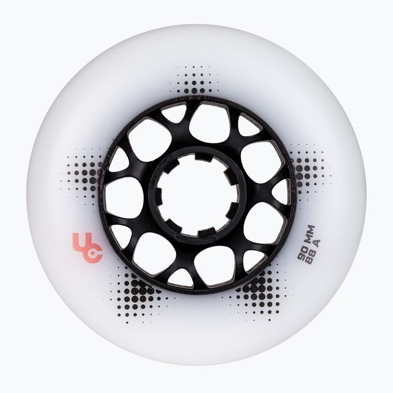 Ruote per pattini in linea UNDERCOVER WHEELS Team Pro 90 mm/88A 4 pcs. white 3