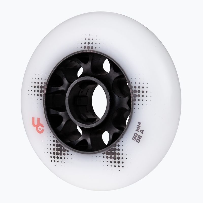 Ruote per pattini in linea UNDERCOVER WHEELS Team Pro 90 mm/88A 4 pcs. white 5