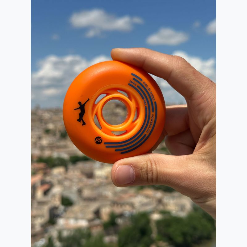 Ruote per pattini Powerslide King of Slides 4 pcs 76 mm/90A orange/orange 5