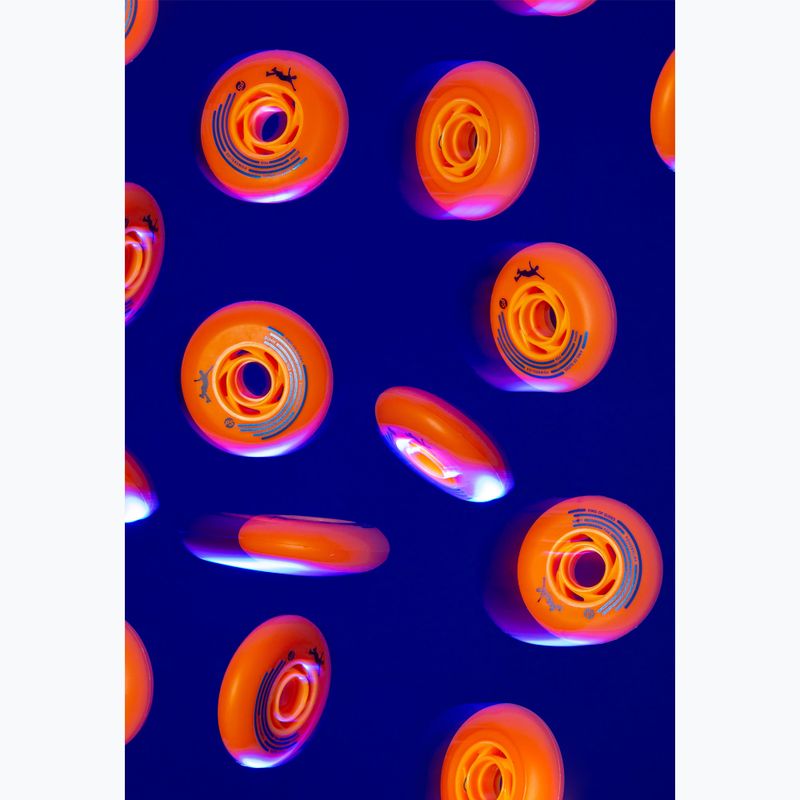 Ruote per pattini Powerslide King of Slides 4 pcs. 80 mm/90A orange/orange 4