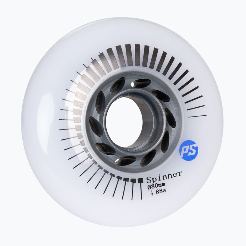 Ruote per pattini in linea Powerslide Spinner 80 mm/88A 4 pcs. white 2
