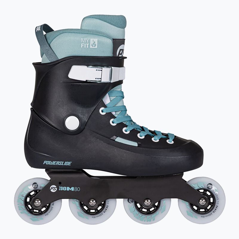 Pattini Powerslide Zoom 80 cold turquoise