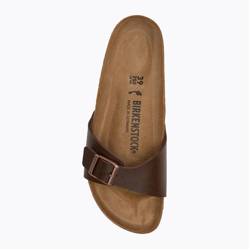 BIRKENSTOCK Madrid BF Narrow Ciabatte marrone scuro 5