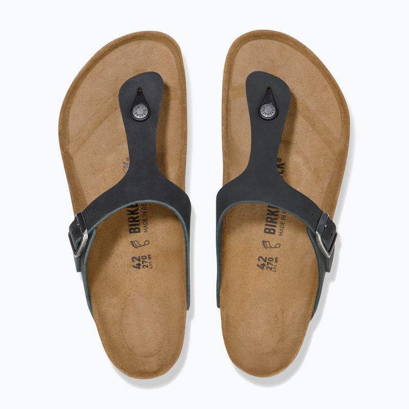 Ciabatte BIRKENSTOCK Gizeh Oiled Leather black 3