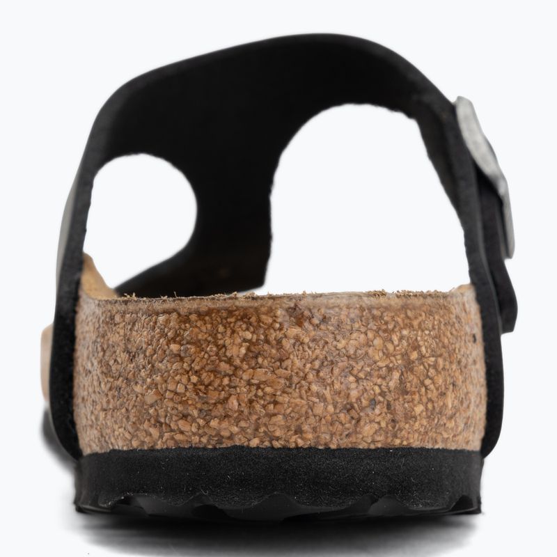 Ciabatte BIRKENSTOCK Gizeh Oiled Leather black 6