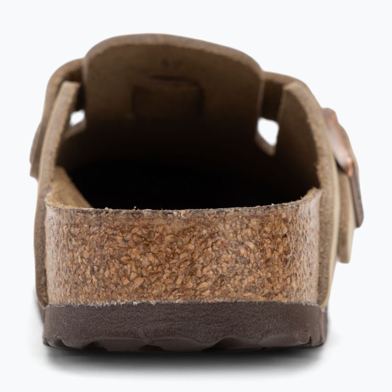 BIRKENSTOCK Boston LEOI Infradito stretto tabacco marrone 6