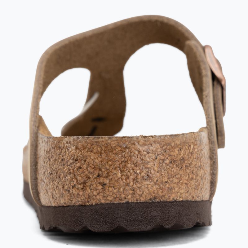 Ciabatte BIRKENSTOCK Gizeh Oiled Leather tabacco brown 6
