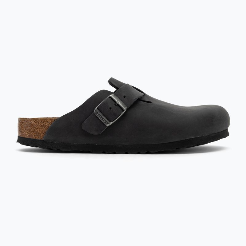 BIRKENSTOCK Boston LEOI infradito nere strette 2