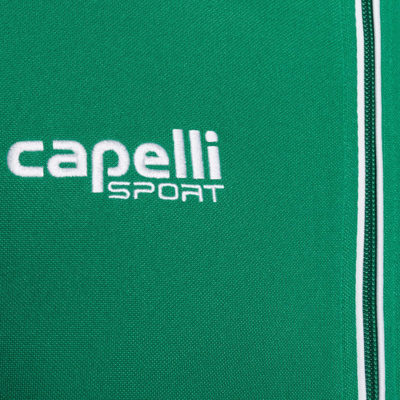 Felpa da calcio da uomo Capelli Basics Adult Training verde/bianco 3