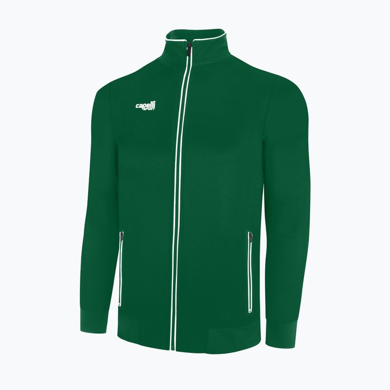 Felpa da calcio da uomo Capelli Basics Adult Training verde/bianco 4