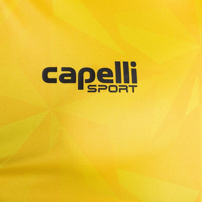 Capelli Pitch Star Goalkeeper da uomo a maniche lunghe da calcio giallo/nero 3