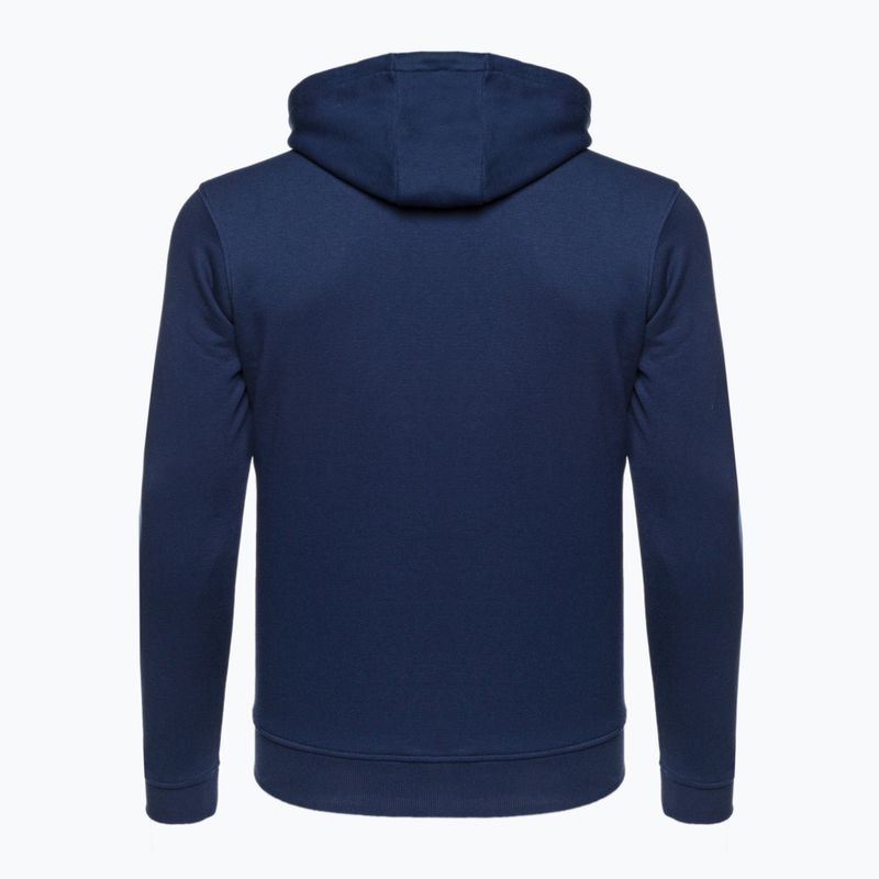 Felpa da calcio con cappuccio Capelli Basics Adult Zip Hoodie da uomo, navy 2