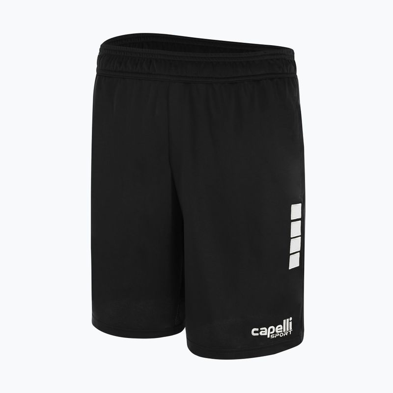 Pantaloncini da calcio da uomo Capelli Uptown Adult Training nero/bianco 4