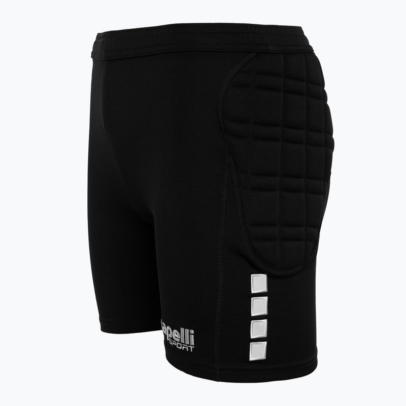Pantaloncini da portiere Capelli Basics I Youth con imbottitura nero/bianco 3