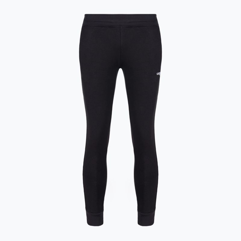 Capelli Basics Youth Pantaloni da calcio affusolati in French Terry nero/bianco