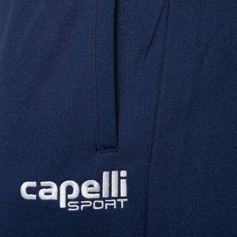 Pantaloni da calcio da allenamento Capelli Basic I Adult da uomo, blu/bianco 3