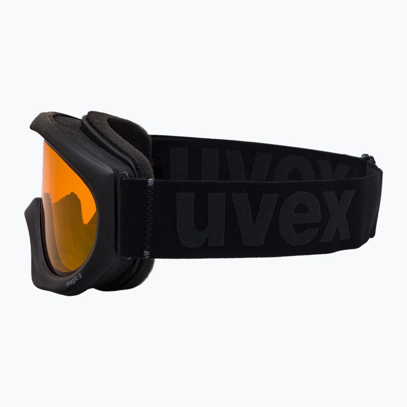 UVEX occhiali da sci Magic II nero/lasergold lite clear 4