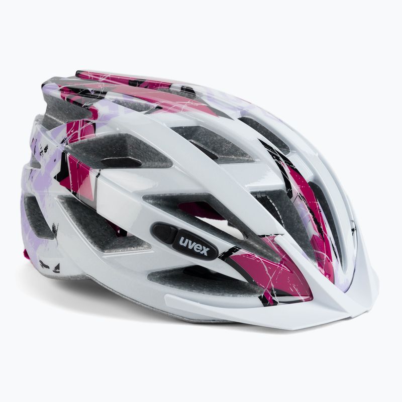 Casco da bici UVEX Air Wing bianco rosa