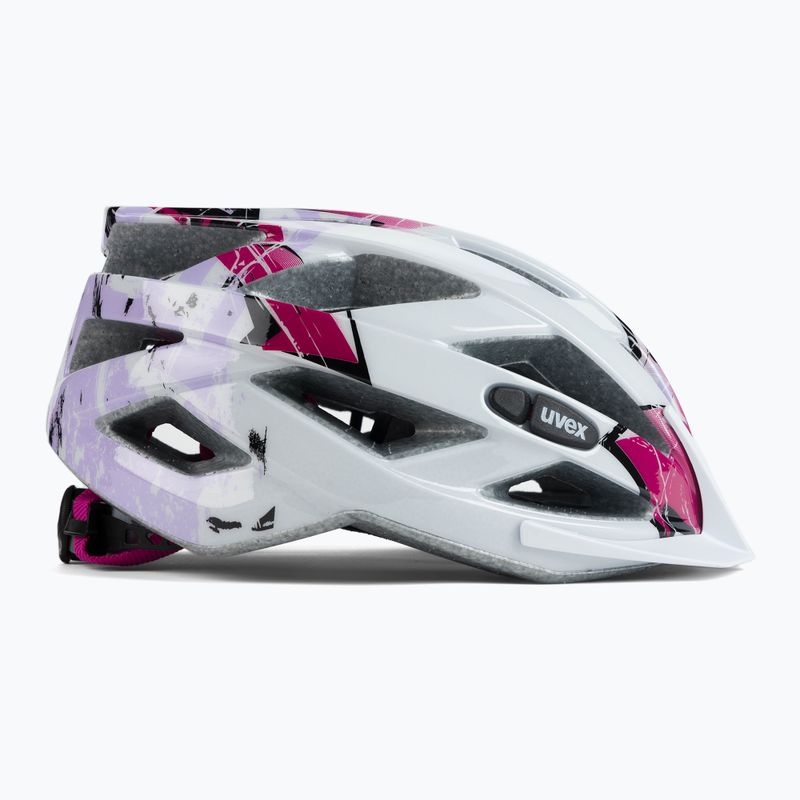 Casco da bici UVEX Air Wing bianco rosa 3