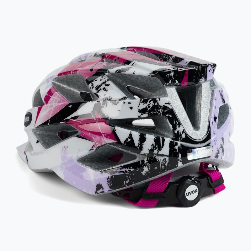 Casco da bici UVEX Air Wing bianco rosa 4